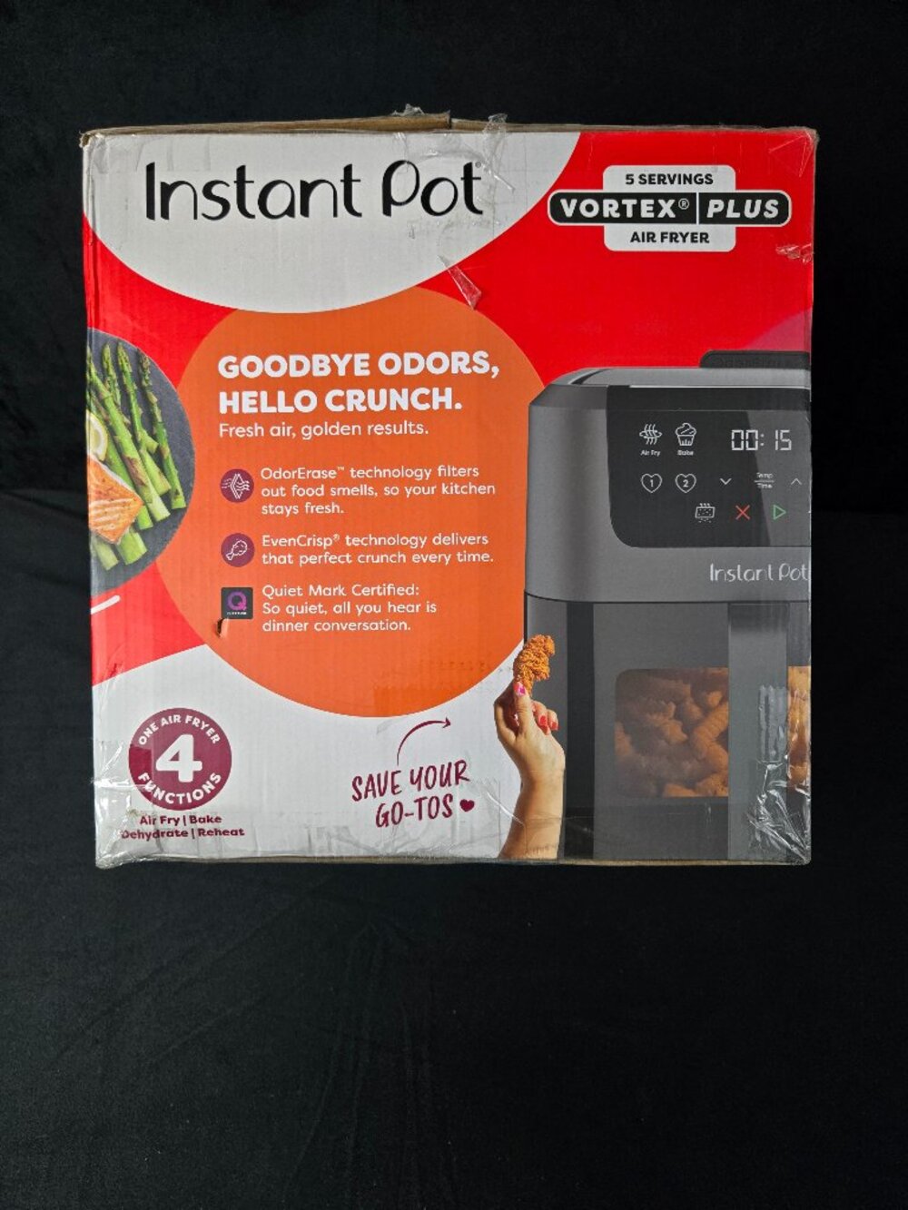 Instant Pot Vortex Plus 5.3QT Air Fryer OdorErase INAFB53-TE NIB